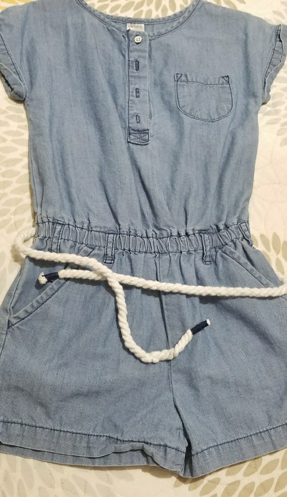 Little Girl Jean Romper
